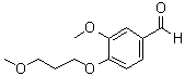 3-甲氧基-4-(3-甲氧基丙氧基)苯甲醛分子结构 (CAS 946670-72-0)