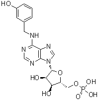 N-[(3-羟基苯基)甲基]-5'-腺苷酸分子结构 (CAS 946853-27-6)