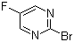 2-溴-5-氟嘧啶分子结构 (CAS 947533-45-1)