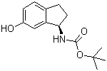 CAS 登录号：947674-87-5, N-[(1R)-2,3-二氢-6-羟基-1H-茚-1-基]氨基甲酸叔丁酯