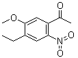 1-(4-乙基-5-甲氧基-2-硝基苯基)乙酮分子结构 (CAS 947691-66-9)