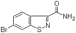 6-溴-1,2-苯并异噻唑-3-甲酰胺分子结构 (CAS 947691-81-8)