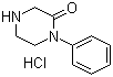 structure of CAS# 94783-18-3, 1-Phenyl-2-piperazinone hydrochloride