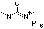 N,N,N',N'-四甲基氯甲脒六氟磷酸盐分子结构 (CAS 94790-35-9)