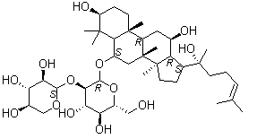 三七皂苷 R2 (R型)分子结构 (CAS 948046-15-9)