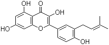 异甘草黄酮醇分子结构 (CAS 94805-83-1)