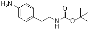 structure of CAS# 94838-59-2, [2-(4-Aminophenyl)ethyl]carbamic acid tert-butyl ester