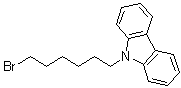 structure of CAS# 94847-10-6, 9-(6-Bromohexyl)-9H-carbazole