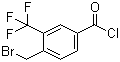 4-溴甲基-3-三氟甲基苯甲酰氯分子结构 (CAS 948553-14-8)