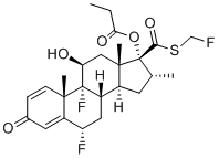 氟替卡松杂质B分子结构 (CAS 948566-12-9)