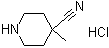 4-氰基-4-甲基哌啶盐酸盐分子结构 (CAS 948894-26-6)