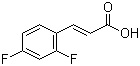 CAS 登录号：94977-52-3, 2,4-二氟肉桂酸, 反式-2,4-二氟肉桂酸