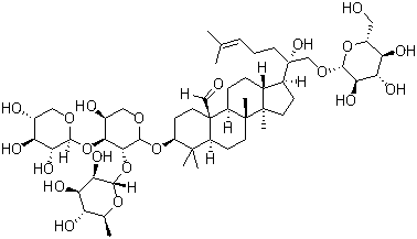 structure of CAS# 94987-08-3, 绞股蓝皂苷 XLIX