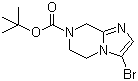 3-溴-5,6-二氢咪唑并[1,2-a]吡嗪-7(8H)-甲酸叔丁酯分子结构 (CAS 949922-61-6)
