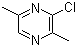 structure of CAS# 95-89-6, 3-氯-2,5-二甲基吡嗪