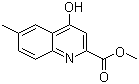 4-羟基-6-甲基喹啉-2-甲酸甲酯分子结构 (CAS 950265-42-6)