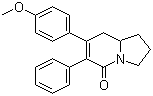 CAS # 950567-39-2, 2,3,8,8a-Tetrahydro-7-(4-methoxyphenyl)-6-phenyl-5(1H)-indolizinone