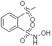 N-Hydroxy-2-(methylsulfonyl)benzenesulfonamide molecular structure (CAS 950834-06-7)