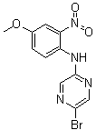 CAS # 950845-94-0, 5-Bromo-N-(4-methoxy-2-nitrophenyl)-2-pyrazinamine