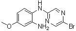 N1-(5-溴-2-吡嗪基)-4-甲氧基-1,2-苯二胺分子结构 (CAS 950845-96-2)