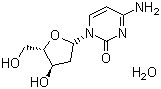 structure of CAS# 951-77-9, 2'-脱氧胞嘧啶核苷一水合物