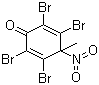 structure of CAS# 95111-49-2, 2,3,5,6-Tetrabromo-4-methyl-4-nitro-2,5-cyclohexadien-1-one