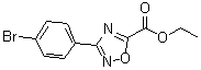 3-(4-溴苯基)-1,2,4-恶二唑-5-羧酸乙酯分子结构 (CAS 951626-15-6)