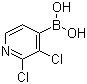 structure of CAS# 951677-39-7, 2,3-二氯吡啶-4-硼酸
