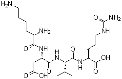 CAS # 951775-32-9, L-Lysyl-L-alpha-aspartyl-L-valyl-N5-(aminocarbonyl)-L-ornithine