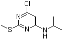 6-氯-N-(1-甲基乙基)-2-(甲硫基)-4-嘧啶胺分子结构 (CAS 951884-54-1)