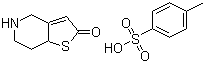 structure of CAS# 952340-39-5, 5,6,7,7a-四氢噻吩并[3,2-c]吡啶-2(4H)-酮对甲苯磺酸盐