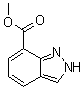 2H-吲唑-7-羧酸甲酯分子结构 (CAS 952479-65-1)