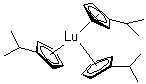 三[(1,2,3,4,5-eta)-1-(1-甲基乙基)-2,4-环戊二烯-1-基]镥分子结构 (CAS 952518-15-9)