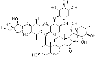 Trikamsteroside D分子结构 (CAS 952579-36-1)