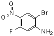 2-溴-5-氟-4-硝基苯胺分子结构 (CAS 952664-69-6)