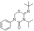 (2Z)-2-[(叔丁基)亚氨基]四氢-3-(1-甲基乙基)-5-苯基-4H-1,3,5-噻二嗪-4-酮分子结构 (CAS 953030-84-7)