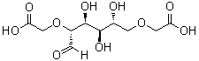 2,6-二-O-(羧甲基)-D-葡萄糖分子结构 (CAS 95350-37-1)