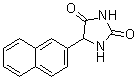 5-(2-萘基)-2,4-咪唑烷二酮分子结构 (CAS 95361-30-1)