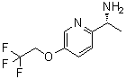 (alphaR)-alpha-甲基-5-(2,2,2-三氟乙氧基)-2-吡啶甲胺分子结构 (CAS 953780-33-1)