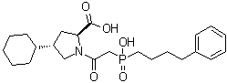 福辛普利酸分子结构 (CAS 95399-71-6)