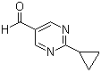 2-环丙基嘧啶-5-甲醛分子结构 (CAS 954226-60-9)