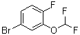 structure of CAS# 954235-78-0, 4-Bromo-2-(difluoromethoxy)-1-fluorobenzene