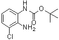 structure of CAS# 954238-81-4, (2-氨基-3-氯苯基)氨基甲酸叔丁酯