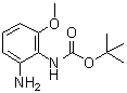 structure of CAS# 954238-84-7, N-(2-氨基-6-甲氧基苯基)氨基甲酸叔丁酯