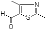 structure of CAS# 95453-54-6, 2,4-二甲基噻唑-5-甲醛