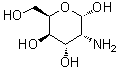 2-氨基-2-脱氧-alpha-D-吡喃古洛糖分子结构 (CAS 955082-43-6)