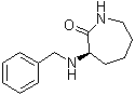 (3R)-六氢-3-[(苯基甲基)氨基]-2H-氮杂卓-2-酮分子结构 (CAS 955114-24-6)