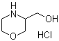 structure of CAS# 955400-09-6, 3-Morpholinemethanol hydrochloride
