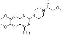 美他唑嗪分子结构 (CAS 95549-92-1)