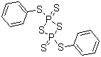 2,4-双(苯硫基)-1,3-二硫杂-2,4-二磷杂环丁烷 2,4-二硫化物分子结构 (CAS 95591-54-1)